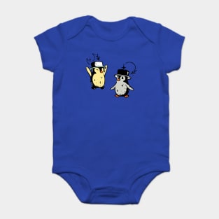 happy classy penguins Baby Bodysuit